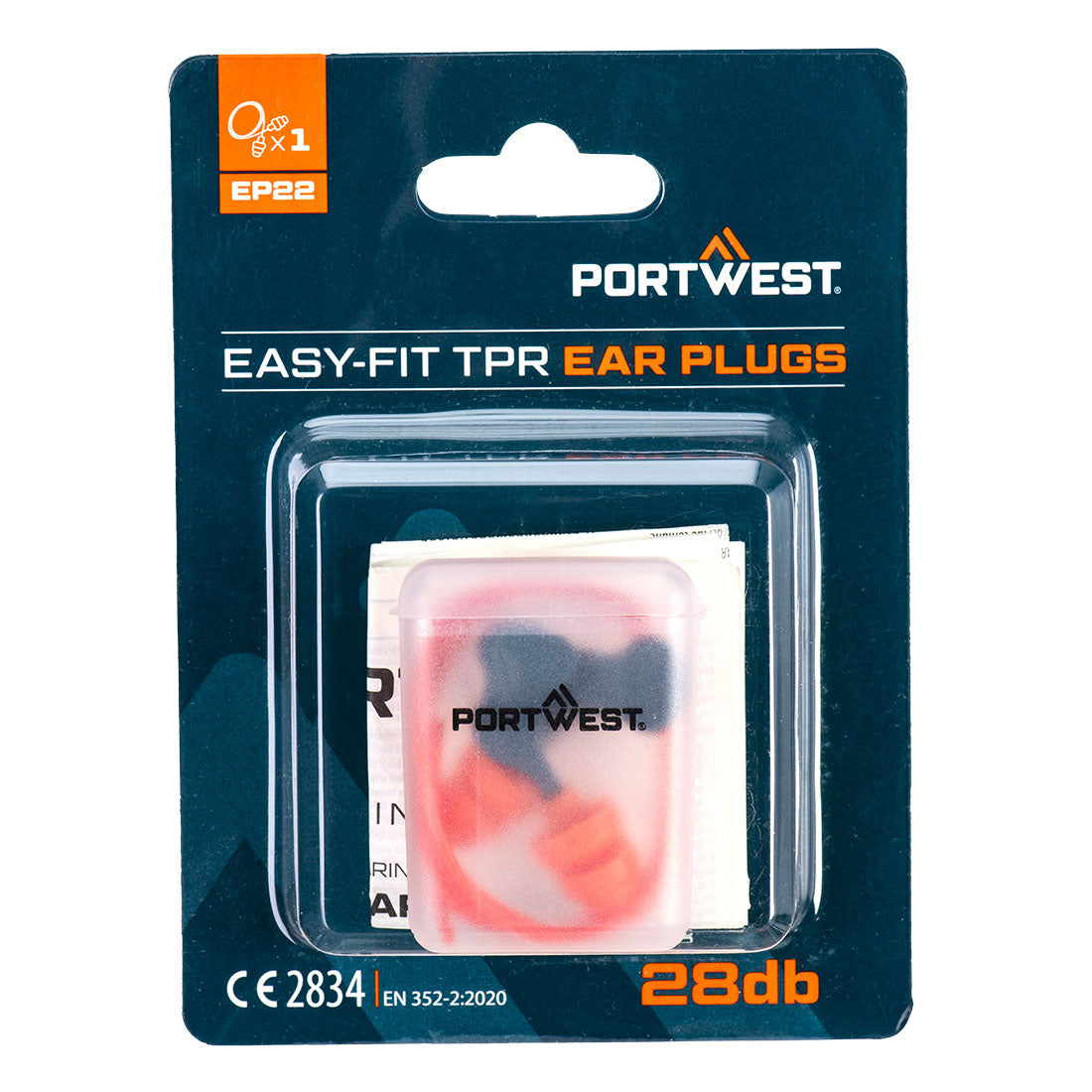 Portwest (EP22) Easy Fit TPR Corded (1 Pair)