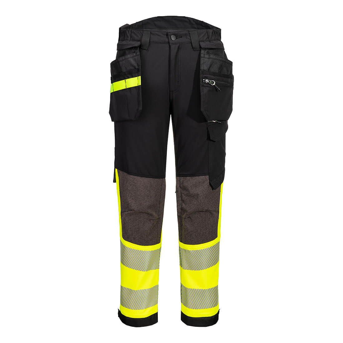 Portwest (EV442) EV4 Hi-Vis Stretch Detachable Holster Class 1 Trousers