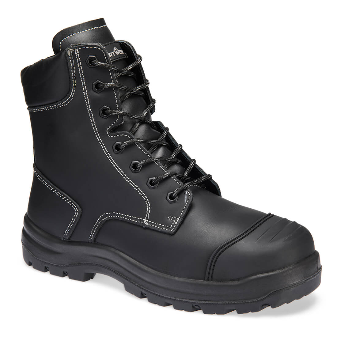 Portwest (FD15) Steel Leather High Boot S3 HRO FO SC HI CI LG SR