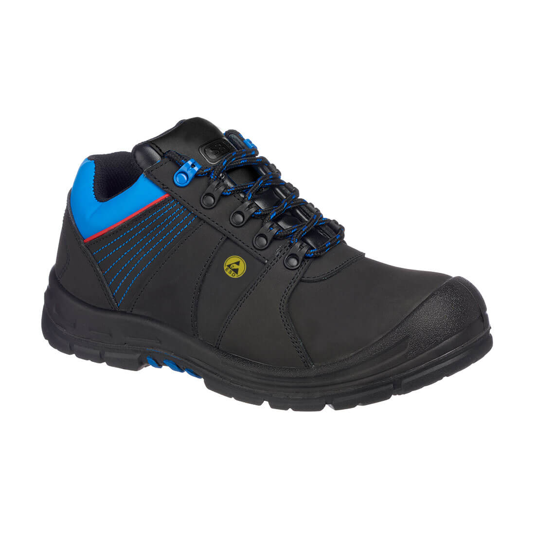 Portwest (FD27) Composite Action Nubuck Low Shoe S3 ESD HRO SRC