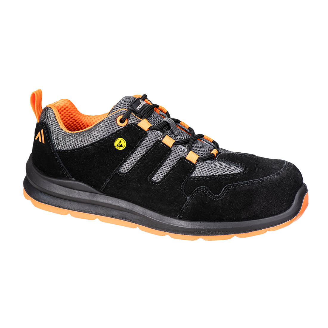 Portwest (FE07) Composite Cow Suede Leather Trainer S1 ESD SR FO