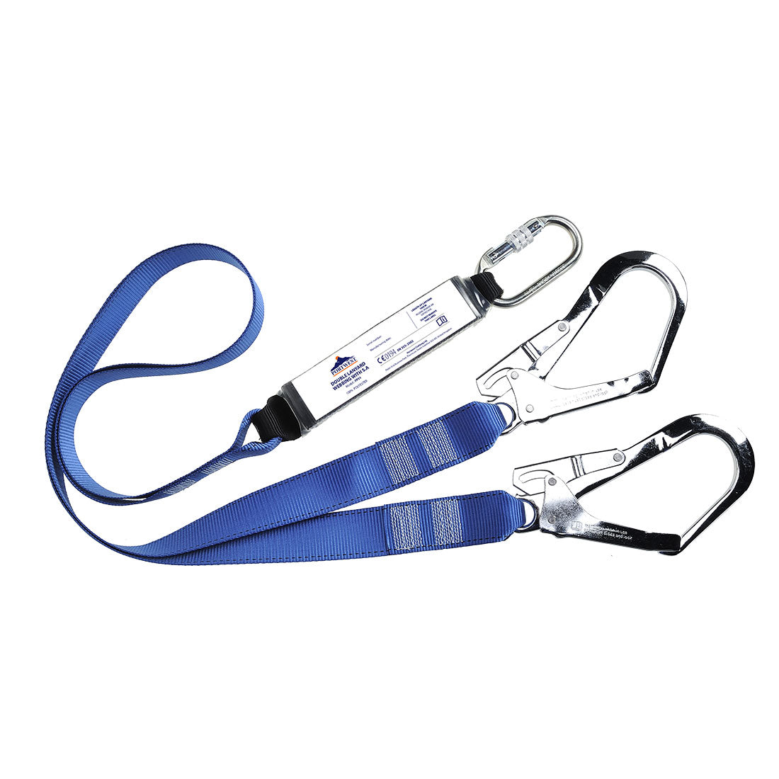 Portwest (FP51) Double Webbing 1.8m Lanyard With Shock Absorber