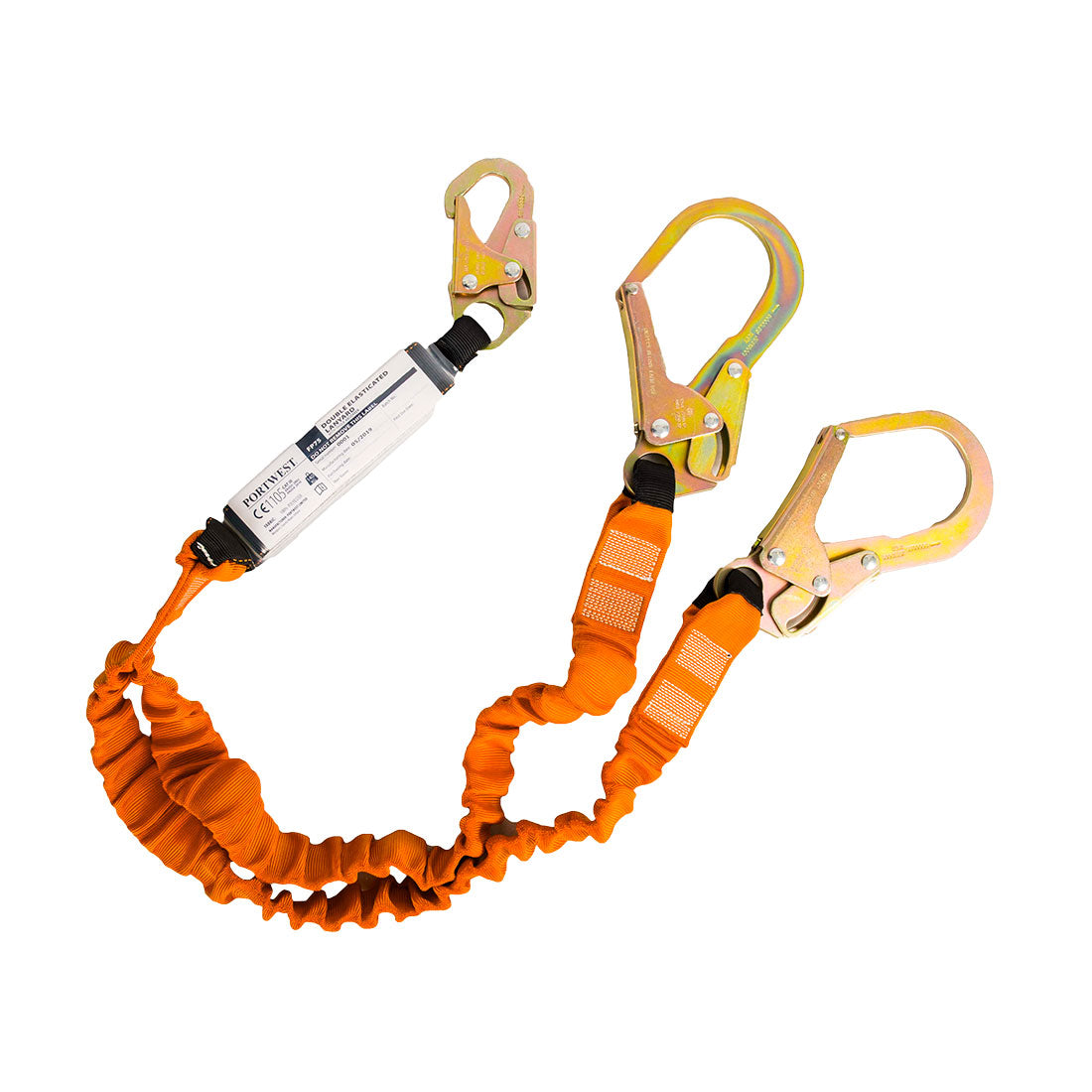 Portwest (FP75) Double 140kg 1.8m Lanyard with Shock Absorber