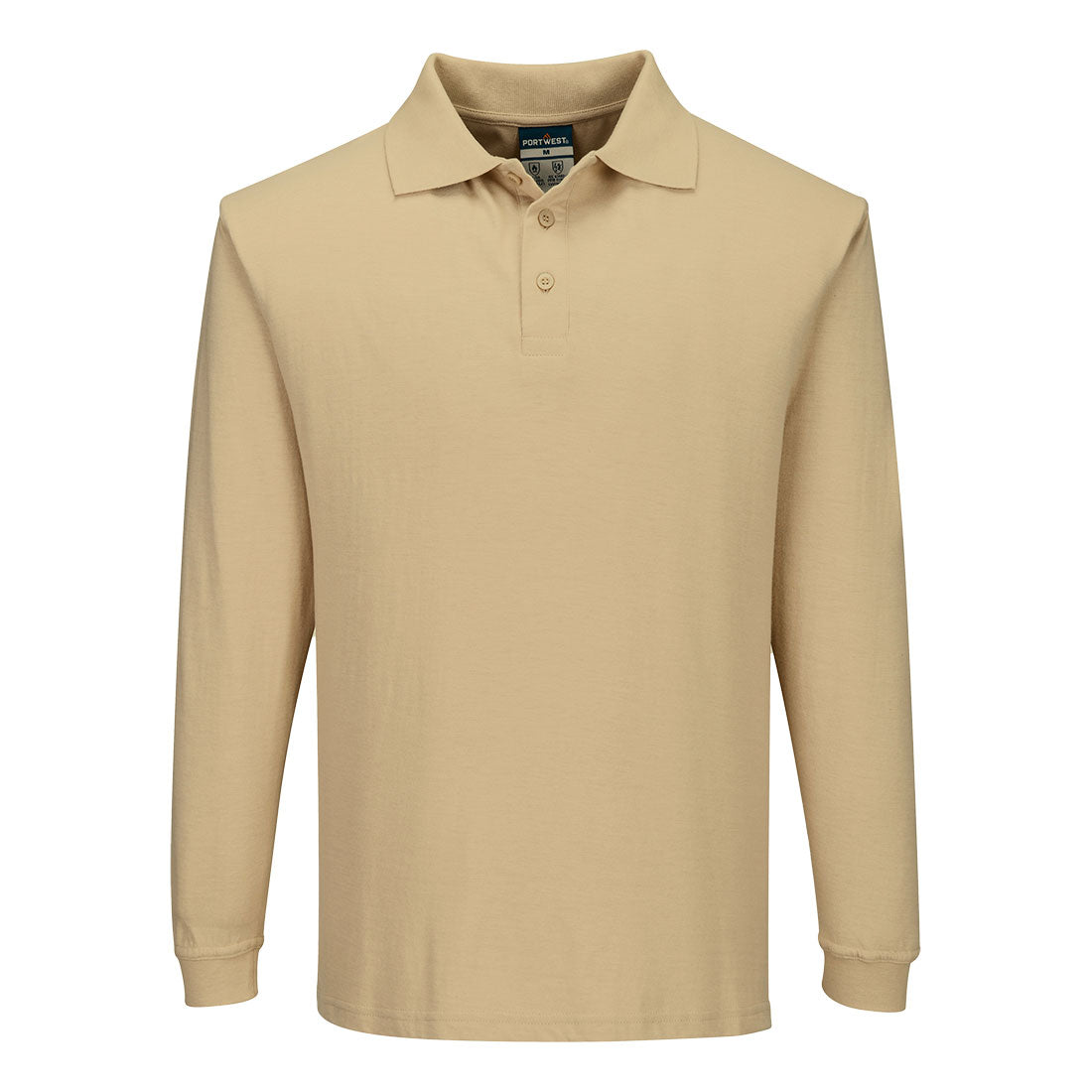 Portwest (FR10) Modaflame Knit FR Long Sleeve Polo Shirt