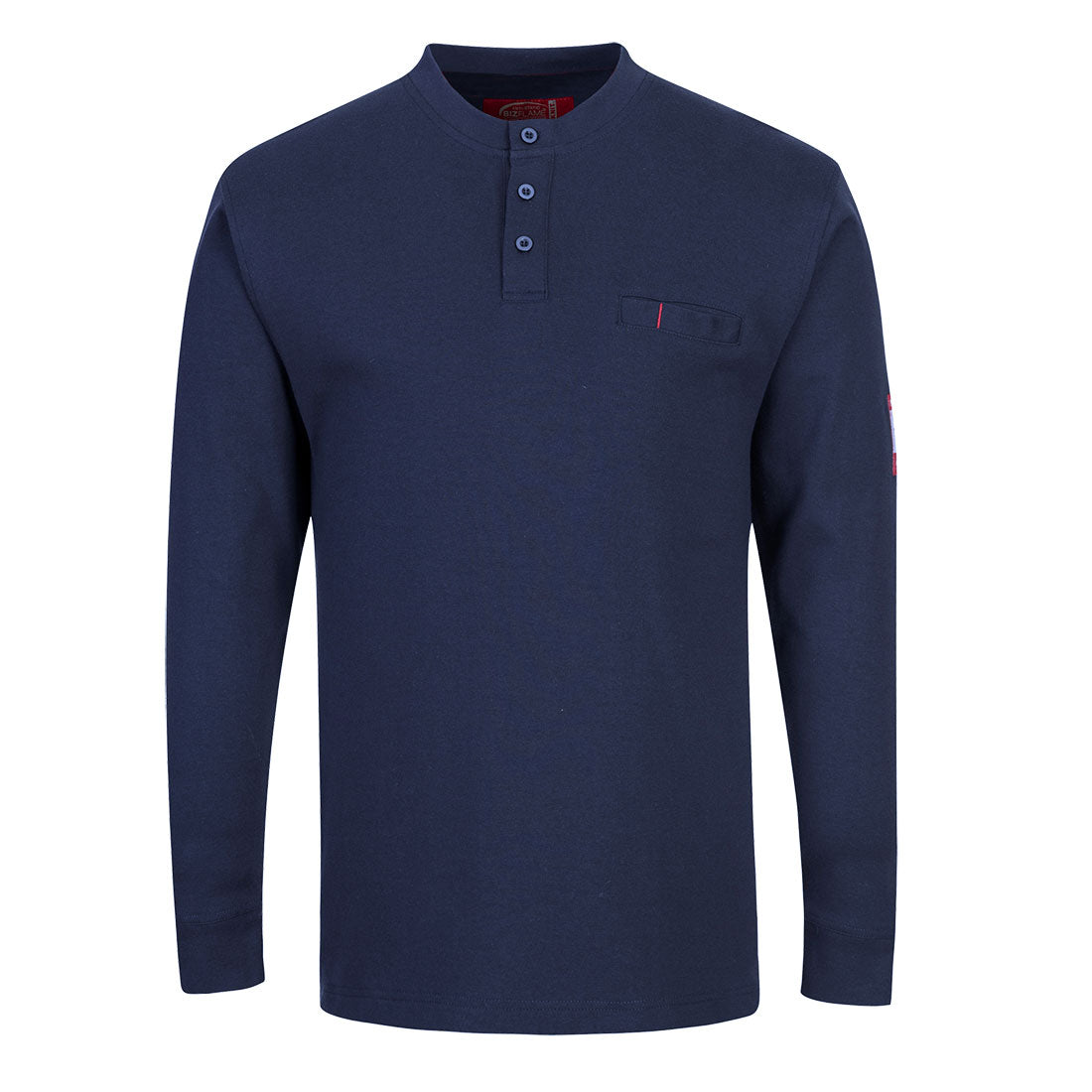 Portwest (FR32) Bizflame Knit FR Long Sleeve Henley