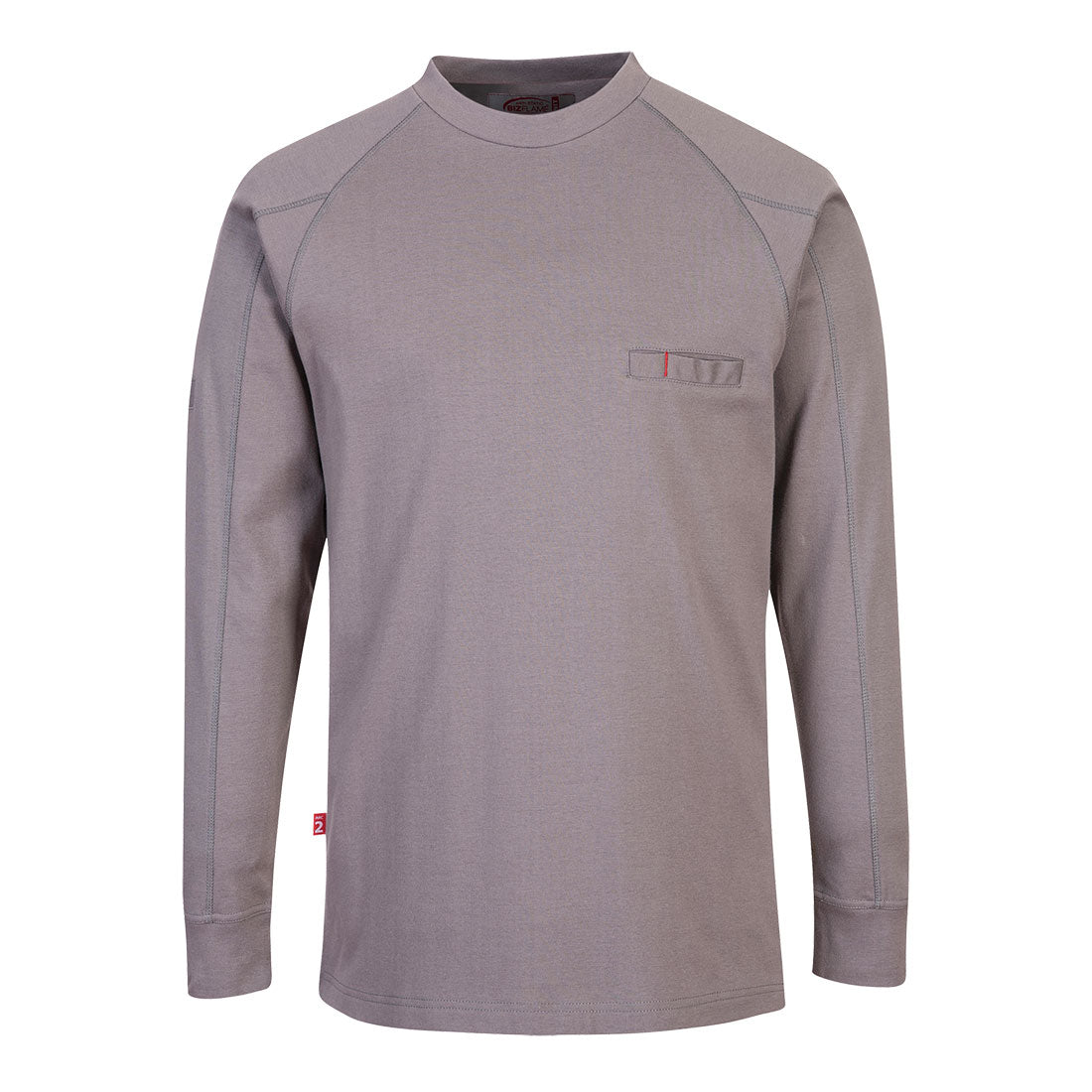 Portwest (FR33) Bizflame Knit FR Long Sleeve T-Shirt