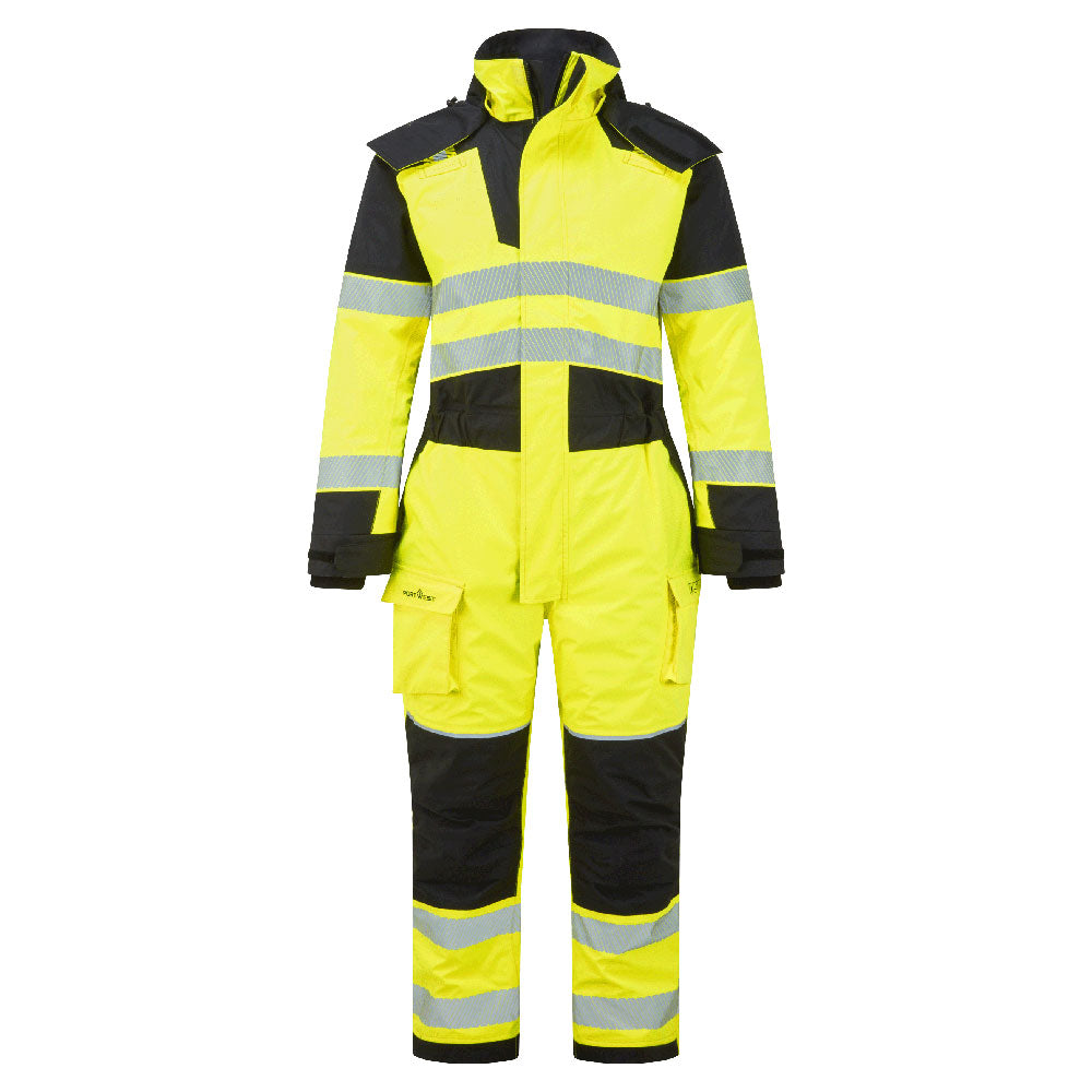 Portwest (FR516) PW3 Modaflame Rain+ Hi-Vis Multi-Norm FR Winter Coverall