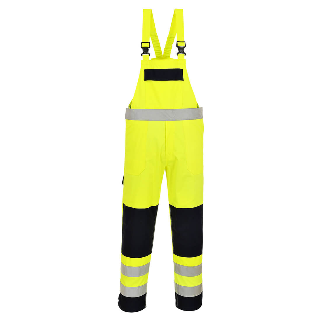 Portwest (FR63) Bizflame Work Hi-Vis Multi-Norm Contrast FR Bib and Brace