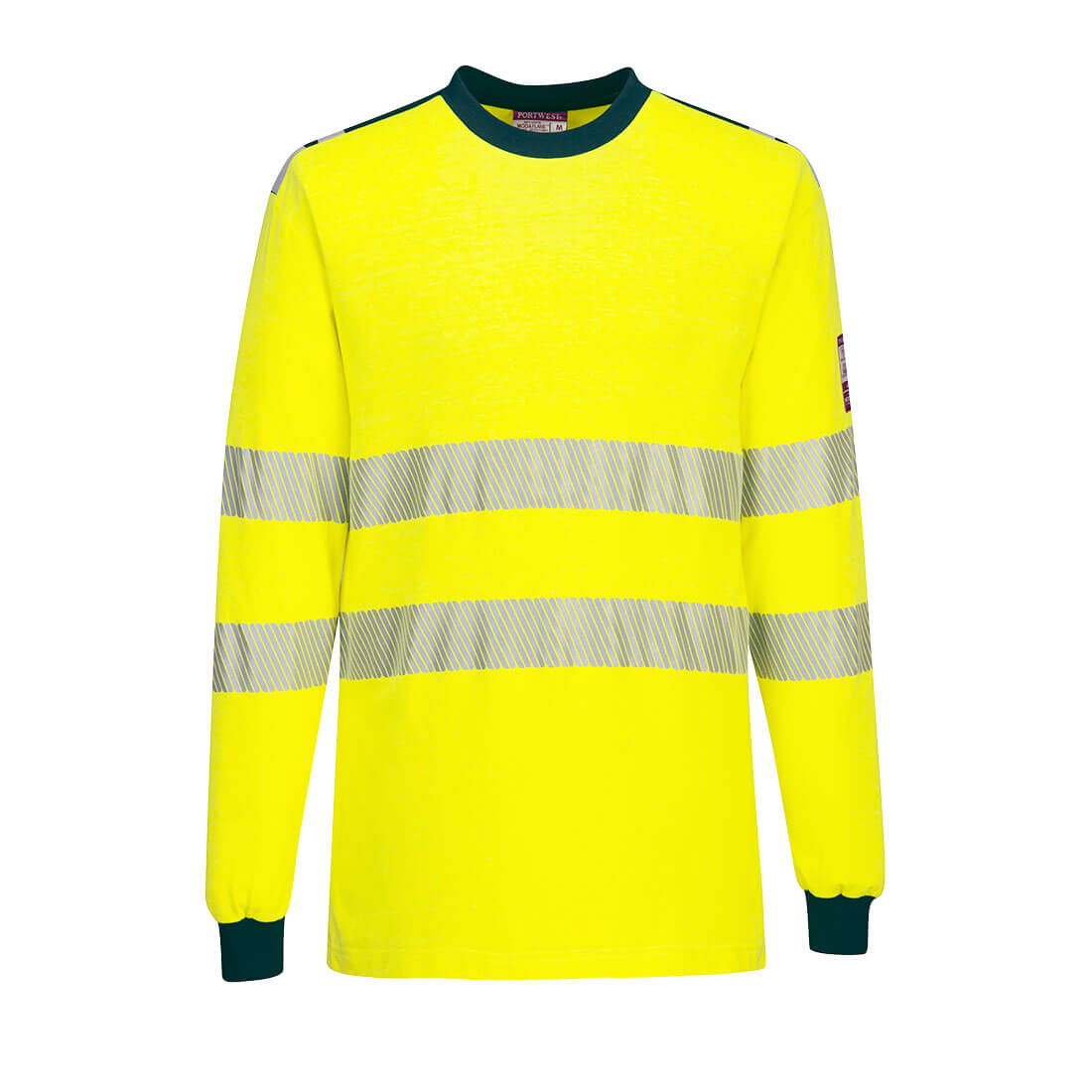 Portwest (FR701) PW3 Modaflame Knit Hi-Vis FR Long Sleeve T-Shirt