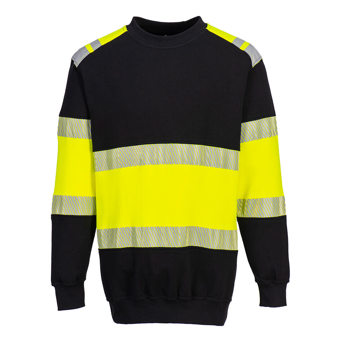 Portwest (FR716) PW3 Modaflame Knit Hi-Vis Class 1 FR Sweatshirt