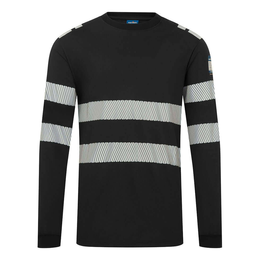 Portwest (FR732) PW3 Modaflame Knit FR Long Sleeve T-Shirt