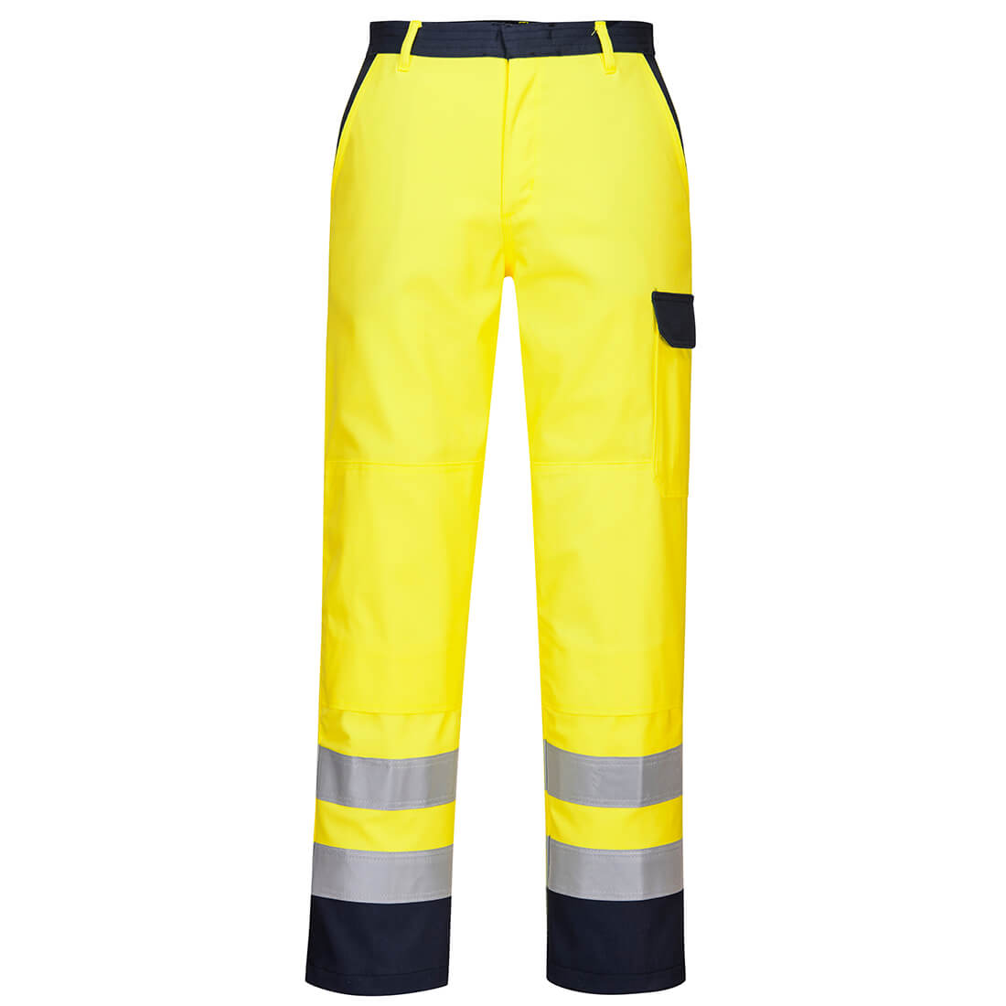 Portwest (FR92) Bizflame Work Hi-Vis Contrast FR Trousers