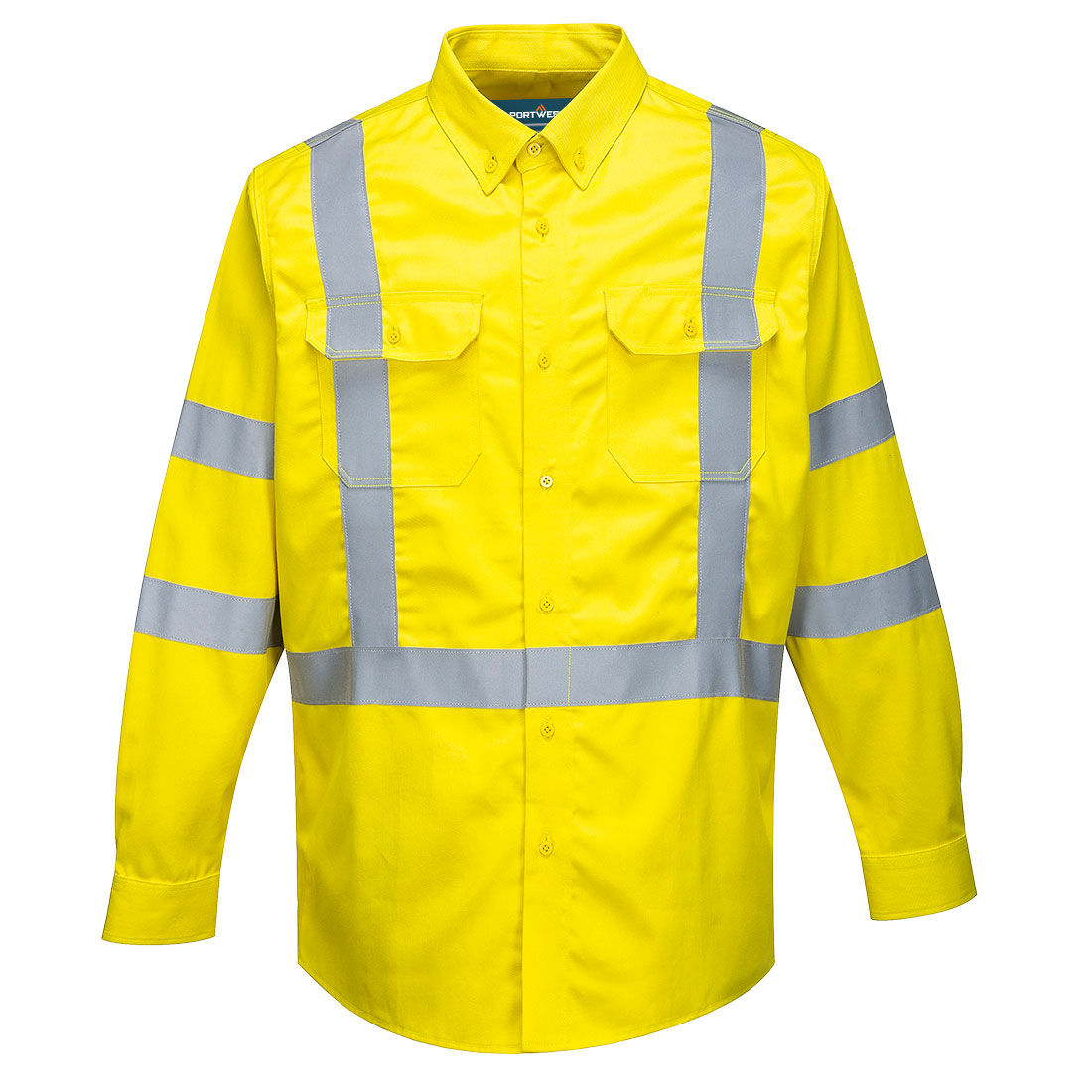 Portwest (FR95) Bizflame 88/12 Hi-Vis FR Shirt