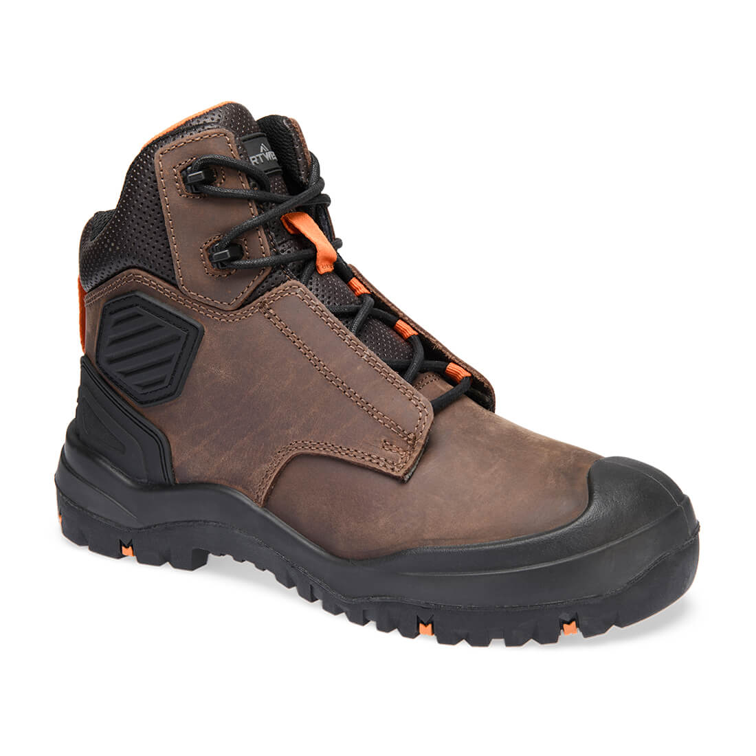 Portwest (FT30) Steel Leather Ankle Boot S3 SC HRO HI CI LG SR FO