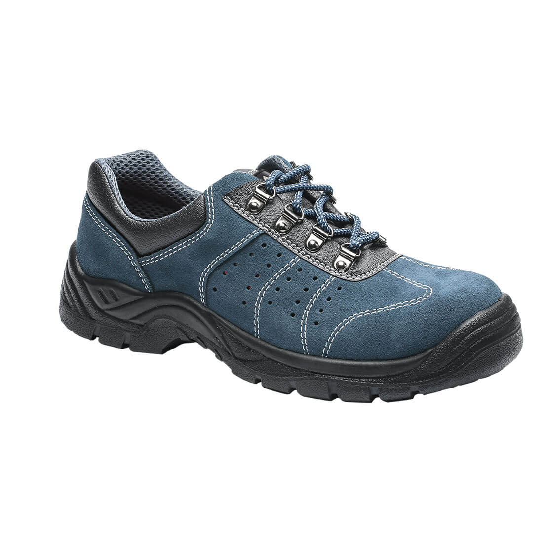 Portwest (FW02) Steel Suede Leather Low Shoe S1P SRC