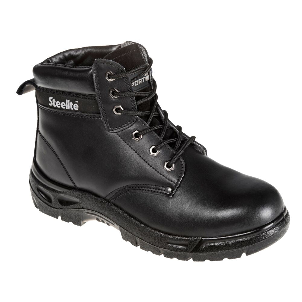Portwest (FW03) Steel Action Leather Ankle Boot S3 SR