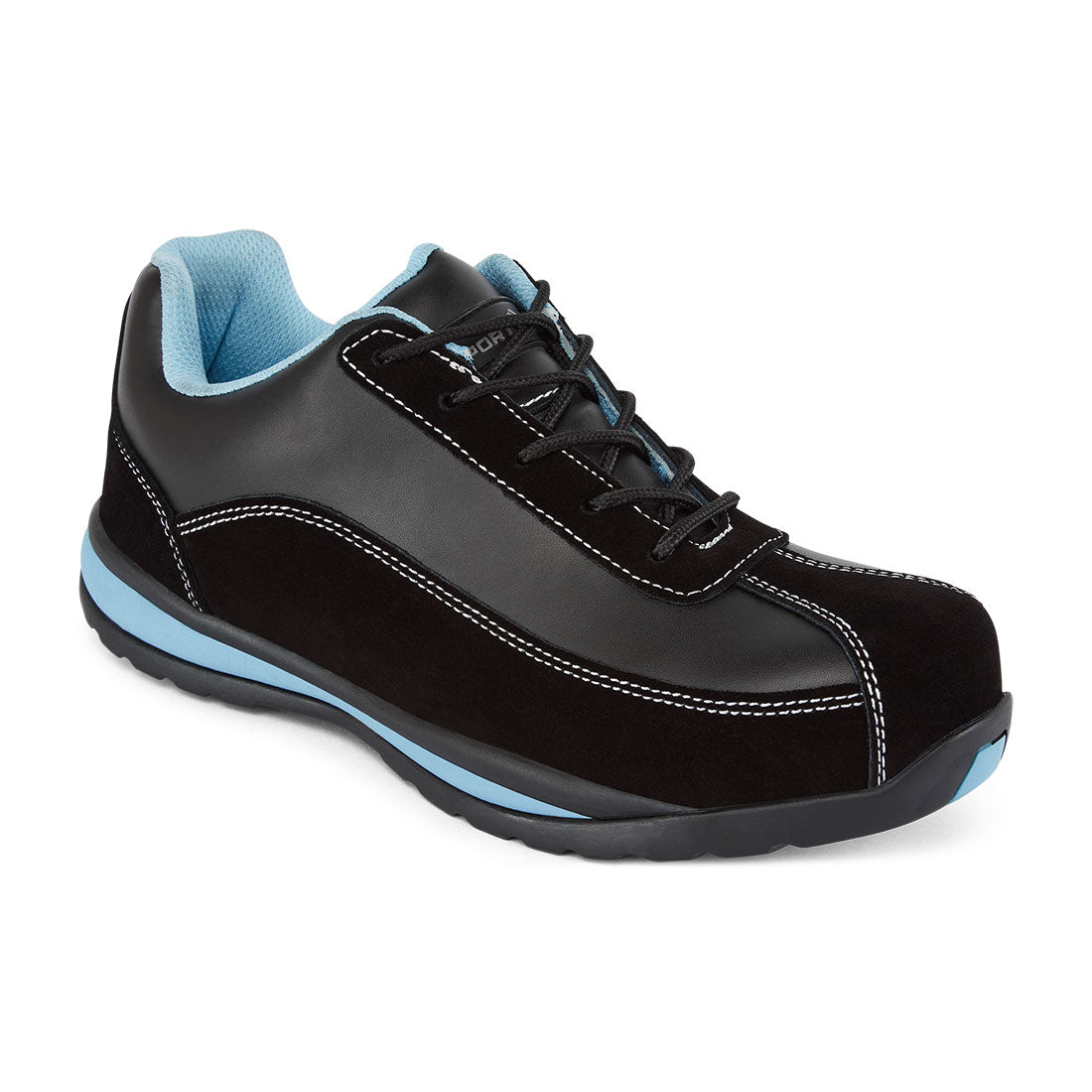 Portwest (FW39) Steel Leather Trainer S1P HRO SR
