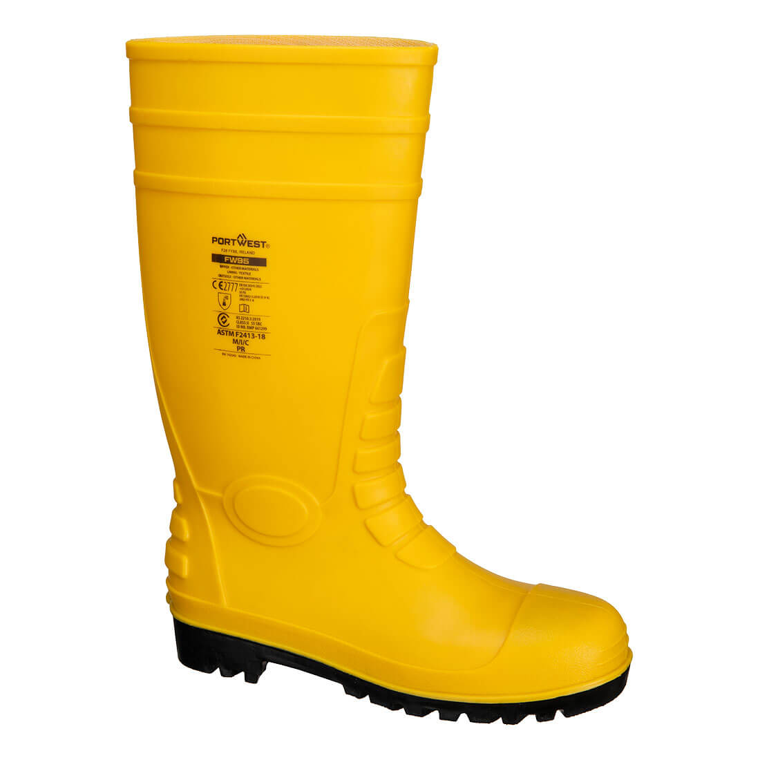 Portwest (FW95) Steel PVC Wellington S5 FO CI