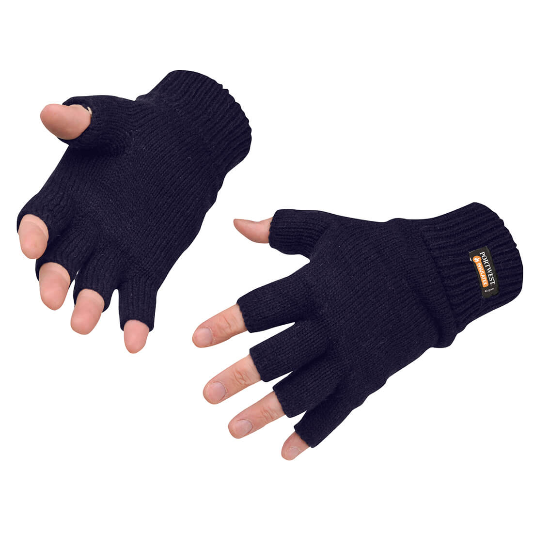 Portwest (GL14) Insulated Fingerless Knit Glove