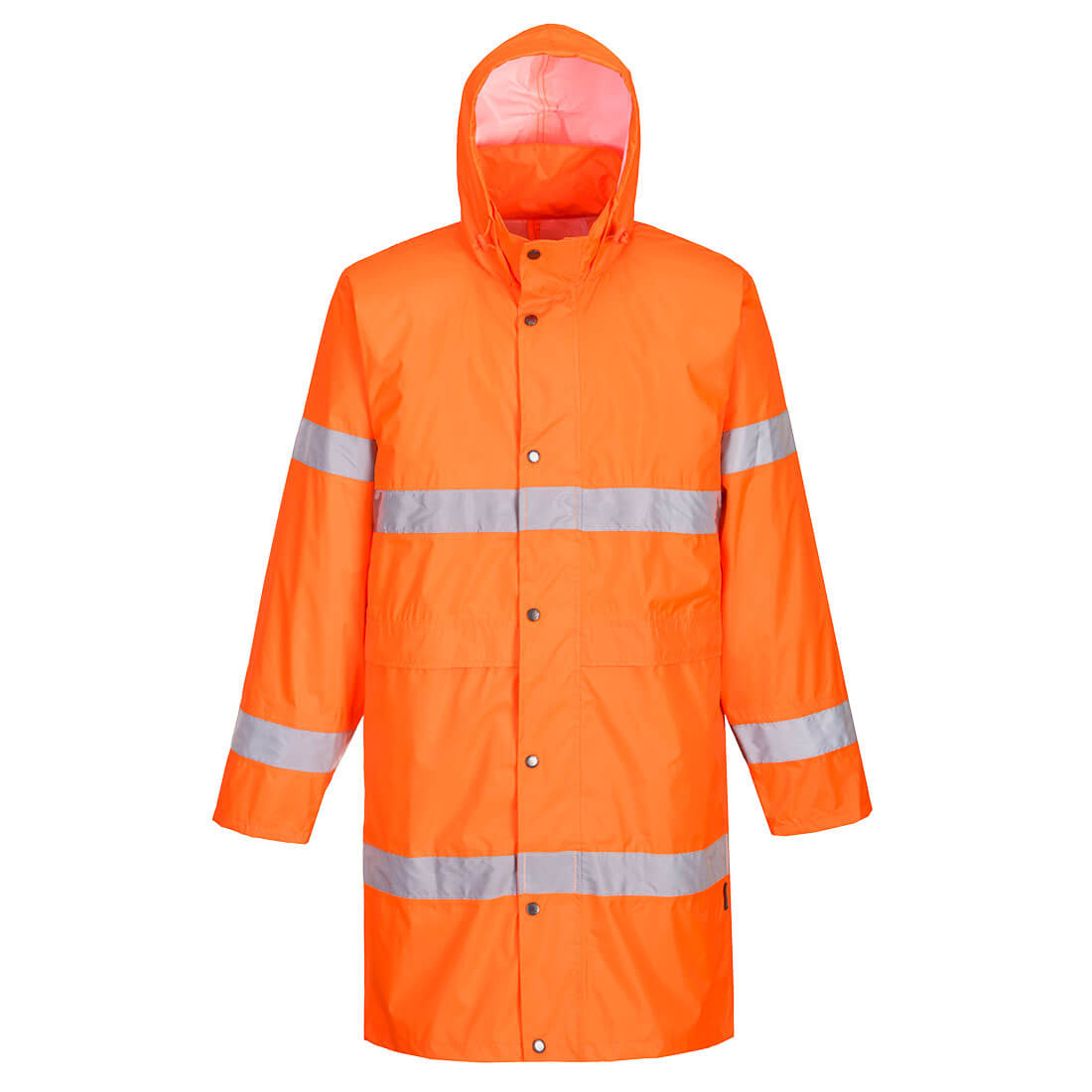 Portwest (H442) Hi-Vis Rain Coat 100cm