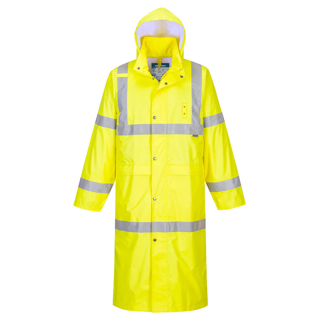 Portwest (H445) Hi-Vis Rain Coat 122cm