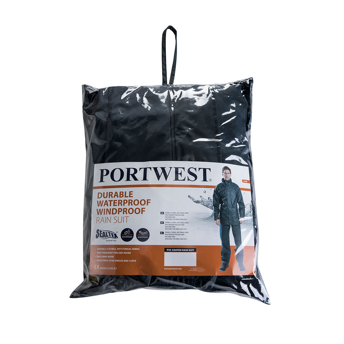 Portwest (L450) Sealtex Essential Rainsuit (2 Piece Suit)