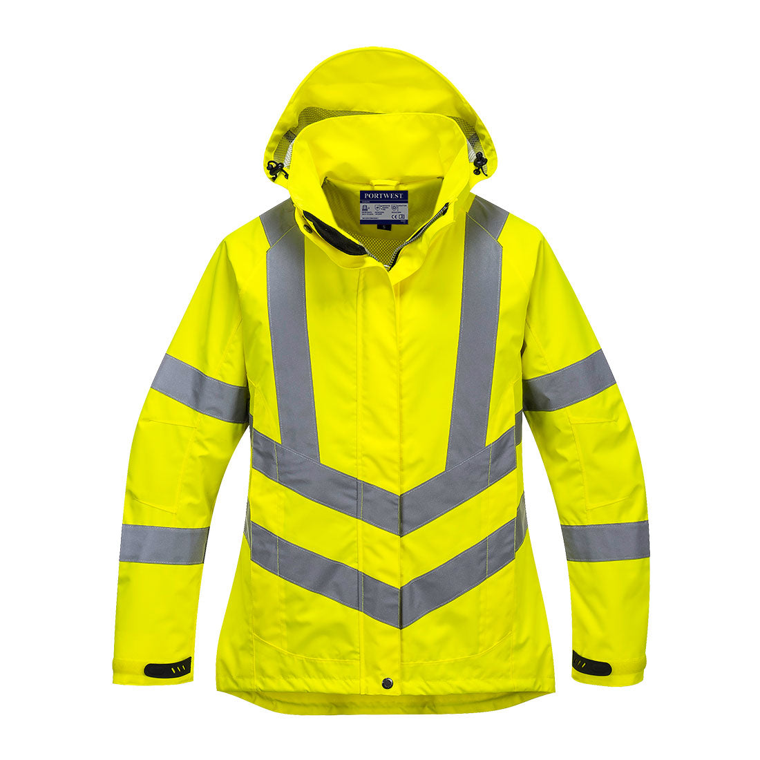 Portwest (LW70) Hi-Vis Women's Breathable Rain Jacket