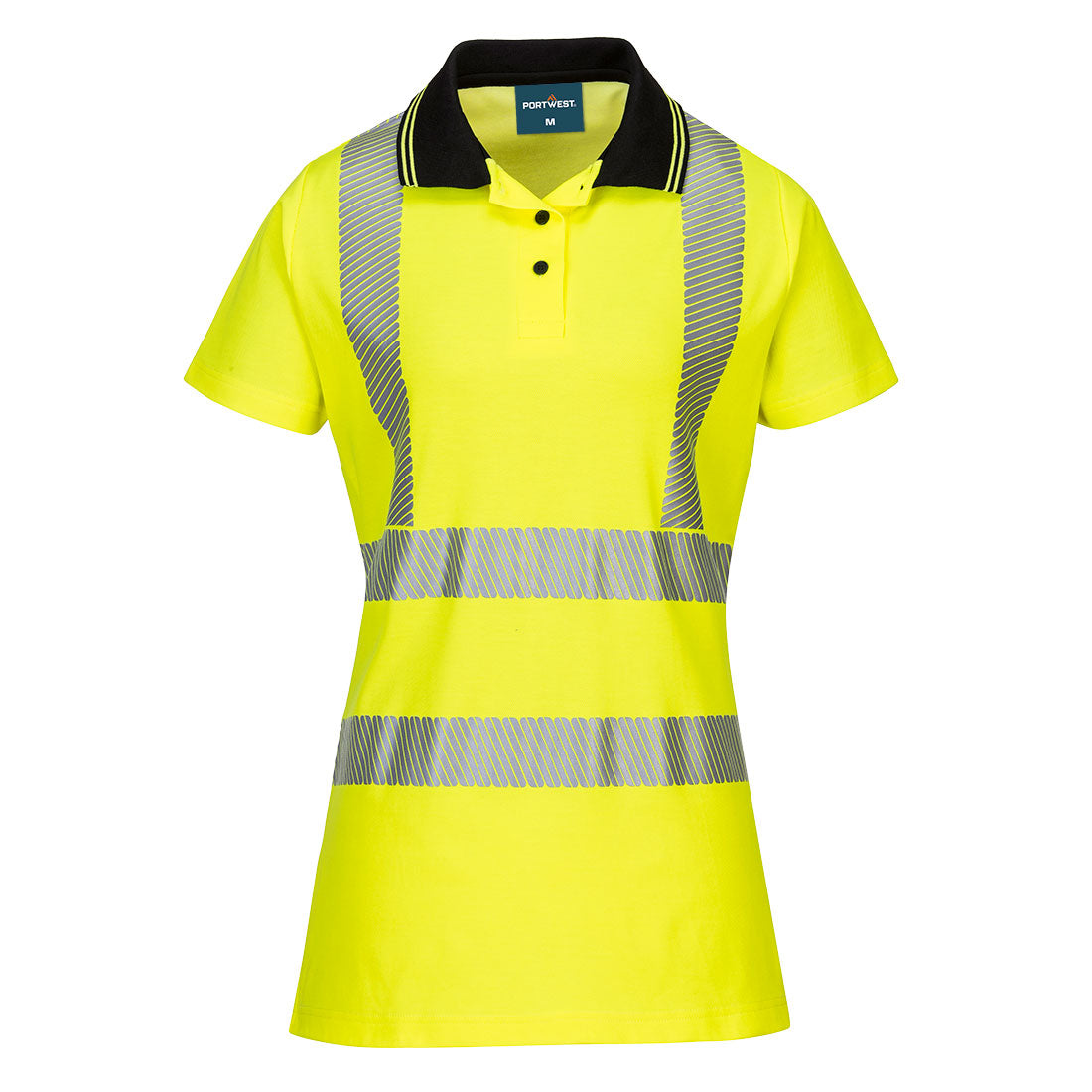 Portwest (LW72) Hi-Vis Women's Cotton Comfort Pro Polo Shirt S/S