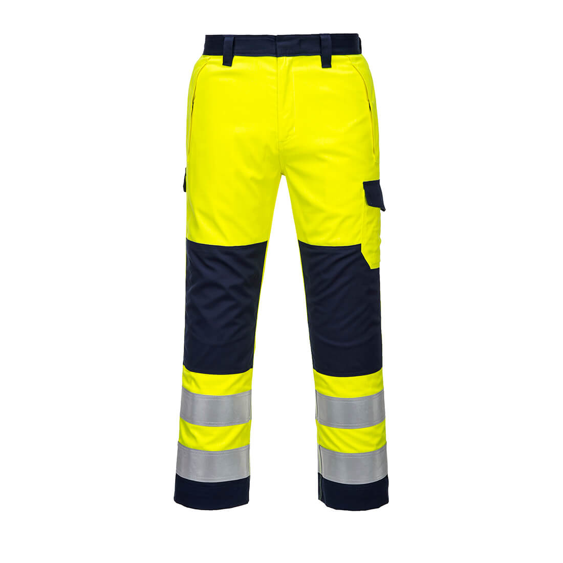 Portwest (MV46) Modaflame Work Hi-Vis Multi-Norm Contrast FR Trousers