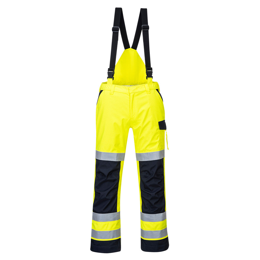 Portwest (MV71) Modaflame Rain+ Hi-Vis Multi-Norm Contrast FR Trousers