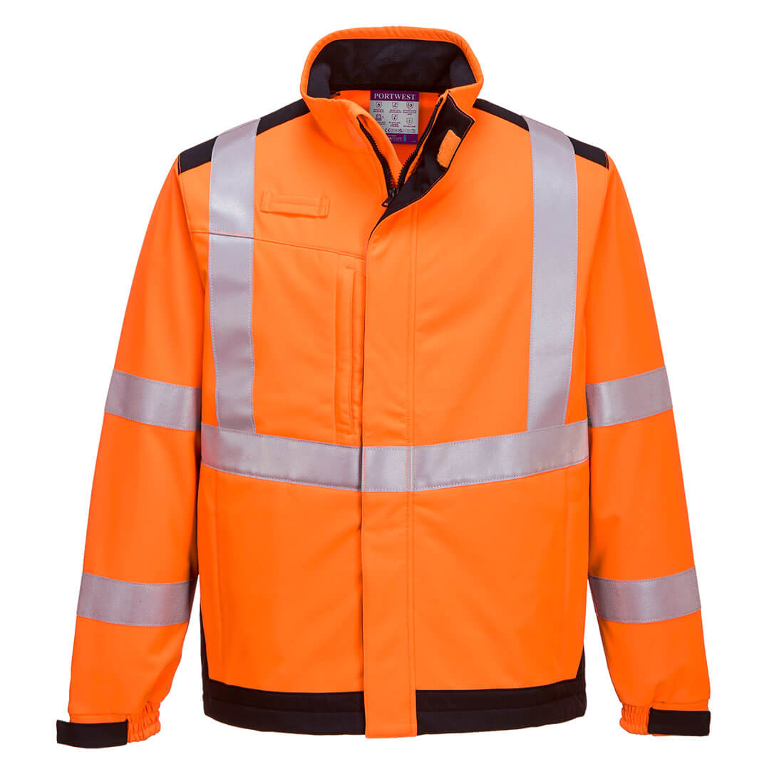 Portwest (MV72) Modaflame Softshell Hi-Vis Multi-Norm FR Jacket