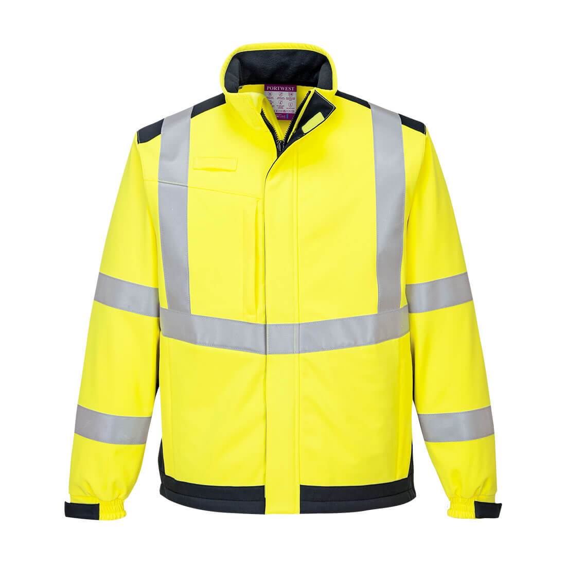 Portwest (MV72) Modaflame Softshell Hi-Vis Multi-Norm FR Jacket