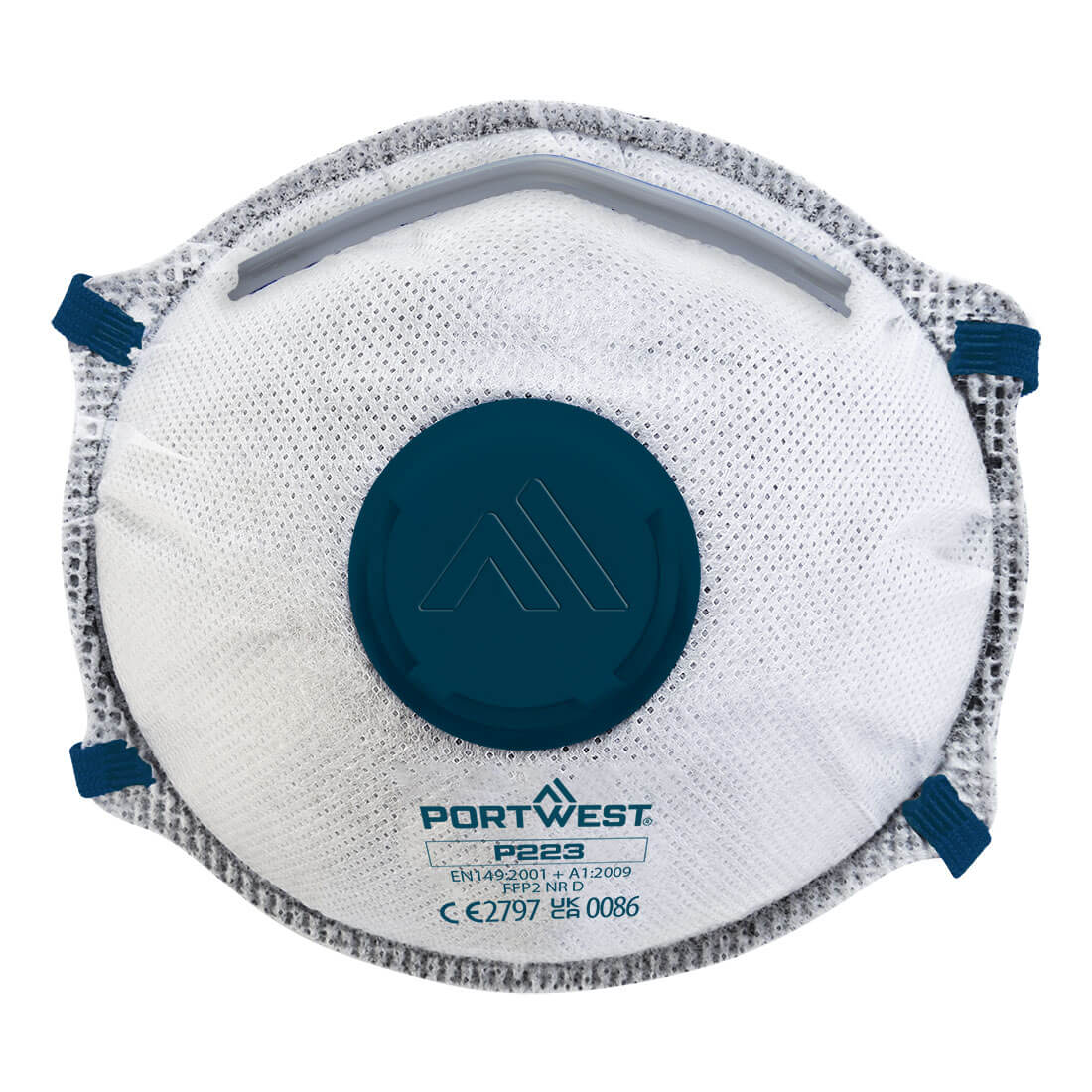 Portwest (P223) FFP2 Carbon Valved Dolomite Respirator (Pk10)