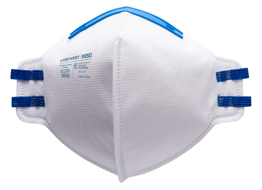 Portwest (P250) FFP2 Fold Flat Respirator (Pk20)
