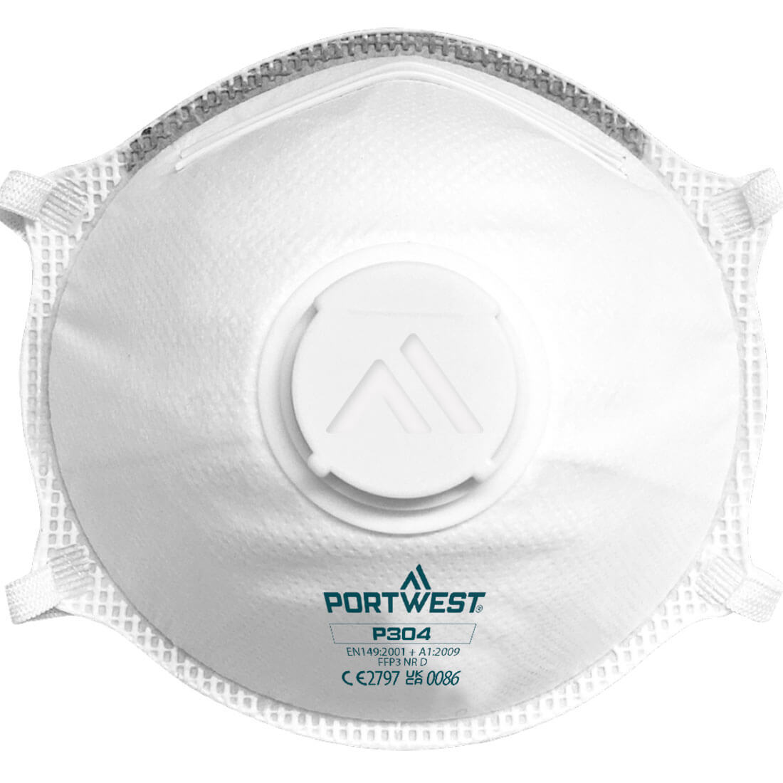 Portwest (P304) FFP3 Valved Dolomite Light Cup Respirator (Pk10)