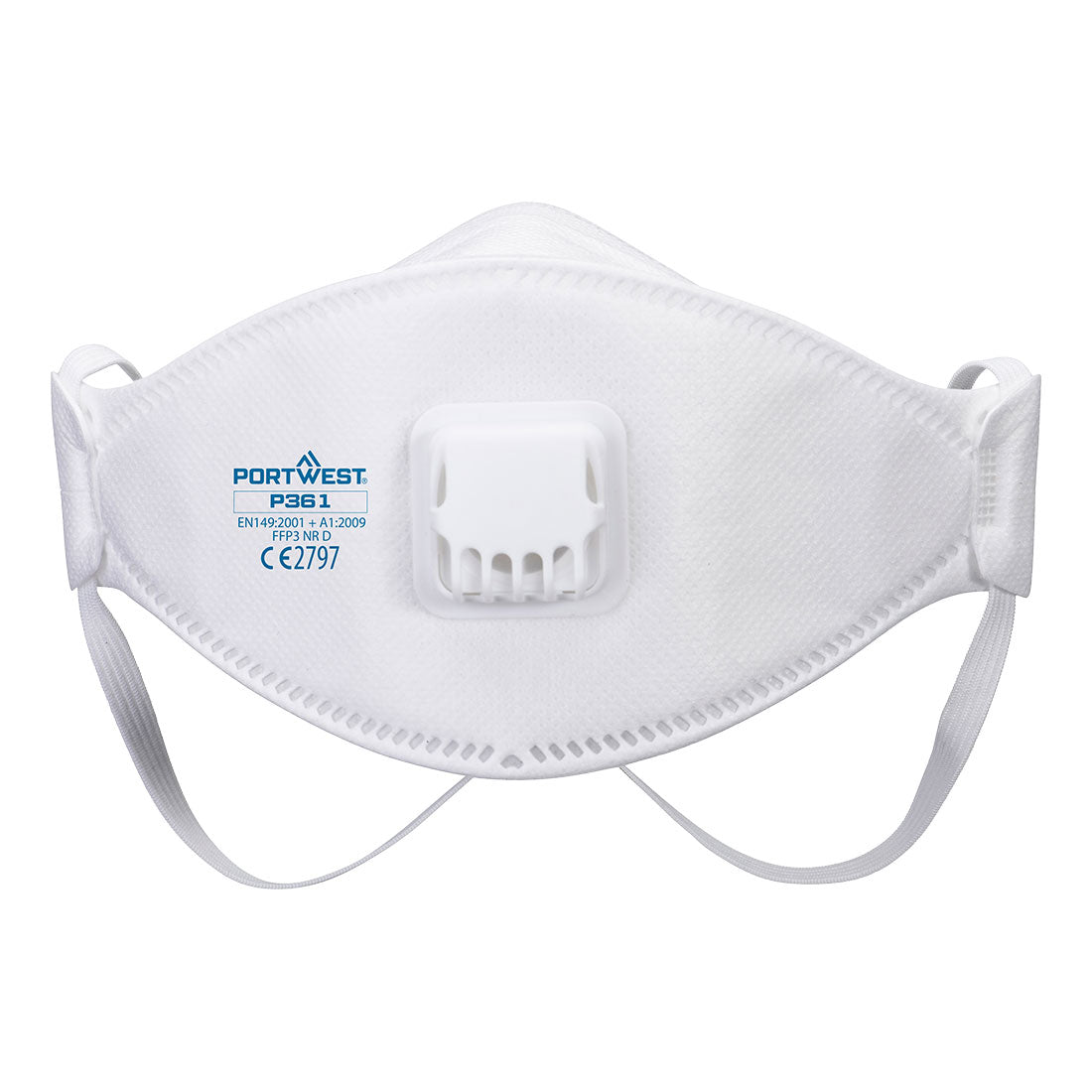 Portwest (P361) Trifold Valved Dolomite FFP3 Respirator (Pk10)