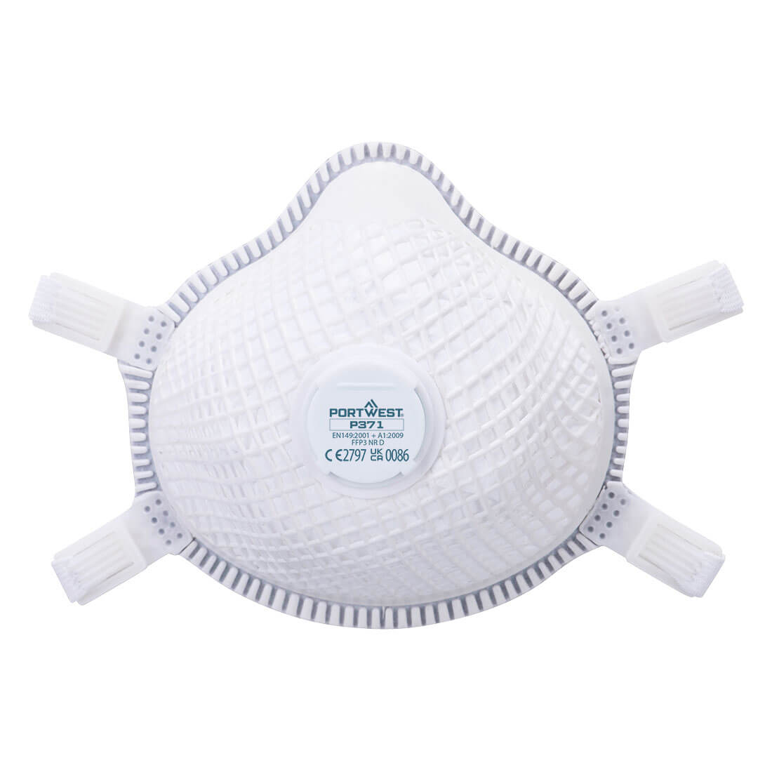 Portwest (P371) ERGONET FFP3 Valved Dolomite Respirator (Pk5)