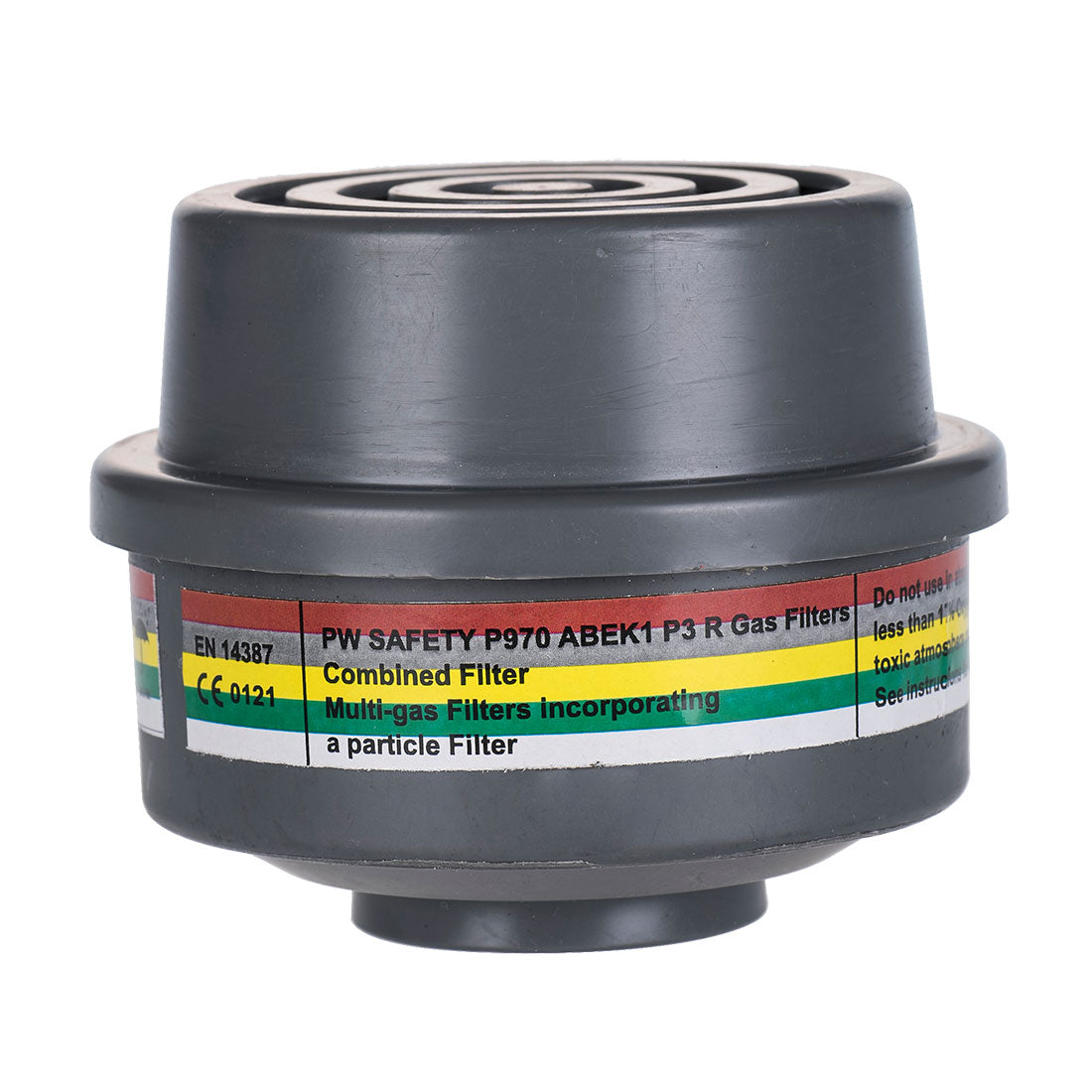 Portwest (P970) ABEK1P3 Combination Filter Special Thread Connection (Pk4)
