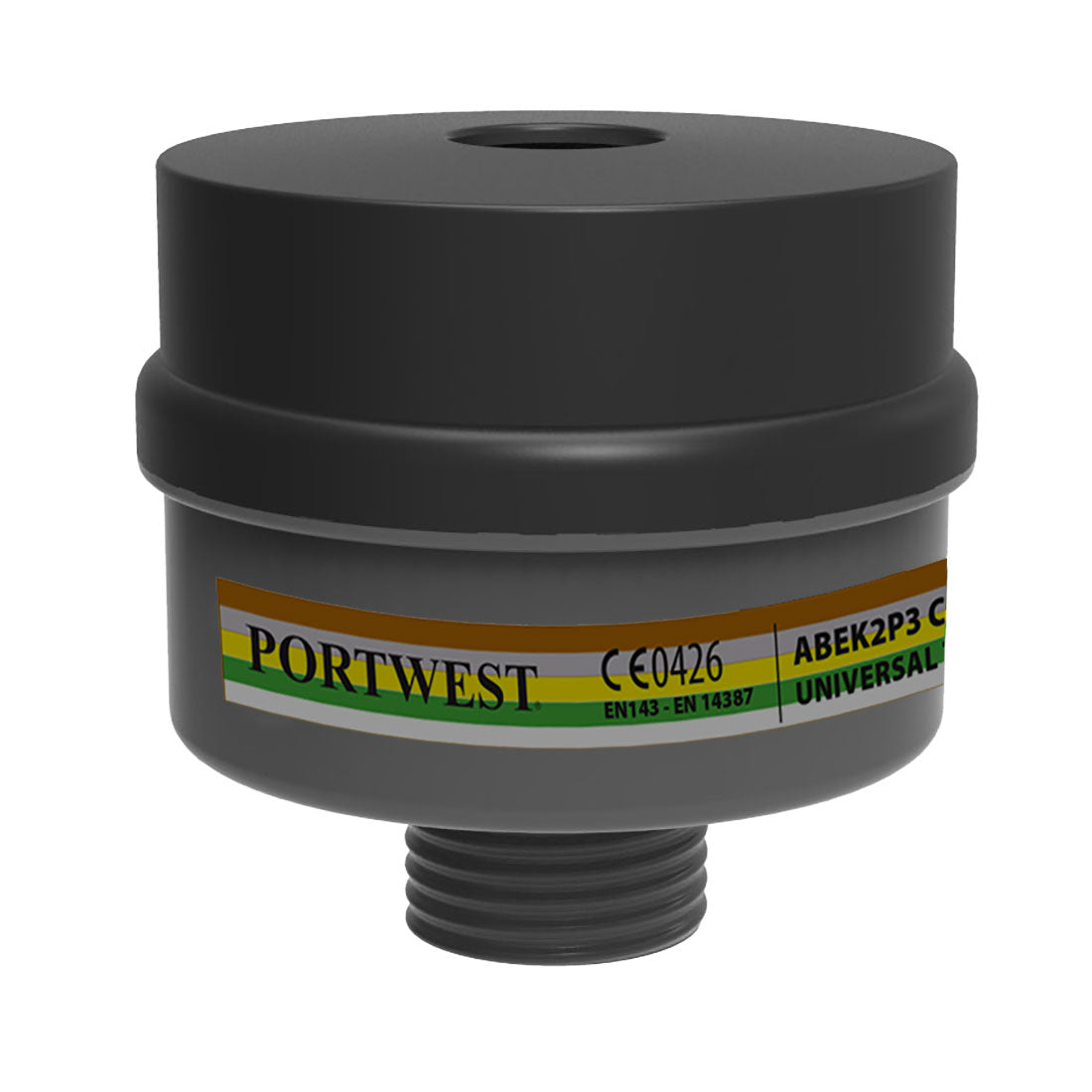 Portwest (P976) ABEK2P3 Combination Filter Universal Thread (Pk4)