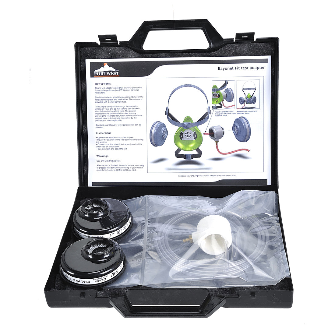 Portwest (P999) Bayonet Fit Test Adapter Kit