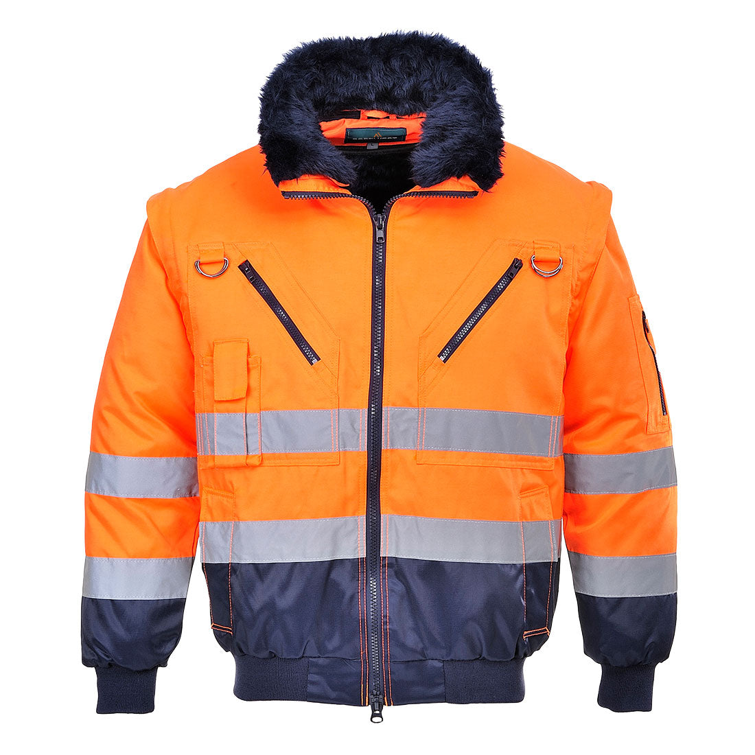 Portwest (PJ50) Hi-Vis 3-in-1 Contrast Pilot Jacket