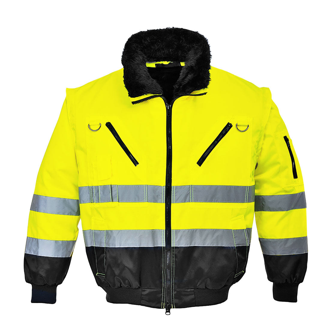 Portwest (PJ50) Hi-Vis 3-in-1 Contrast Pilot Jacket
