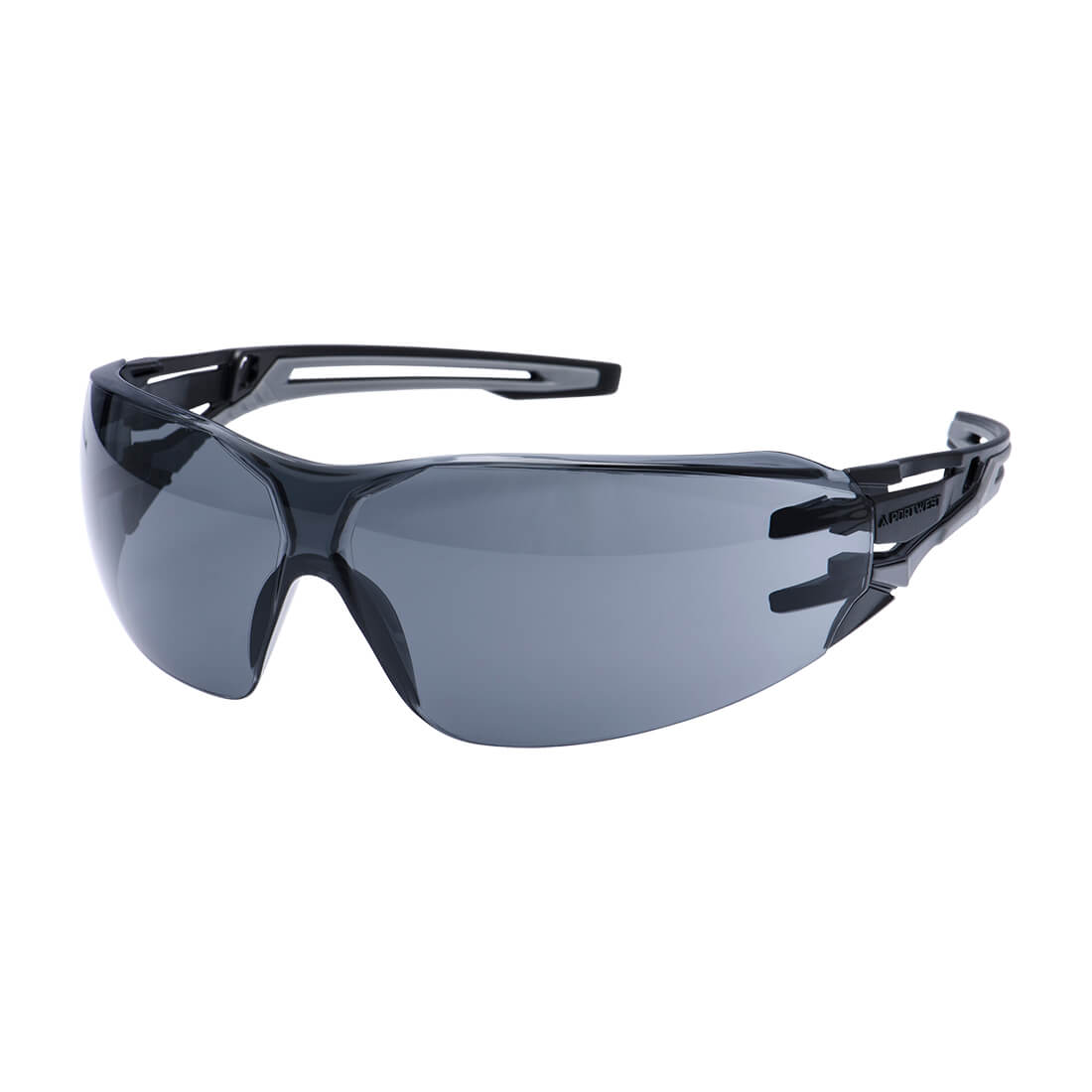Portwest (PR01) Anthracite Wraparound Safety Glasses