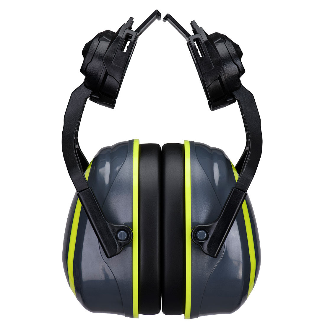 Portwest (PW04) HV Extreme Ear Defenders Medium Clip-On Metal Free
