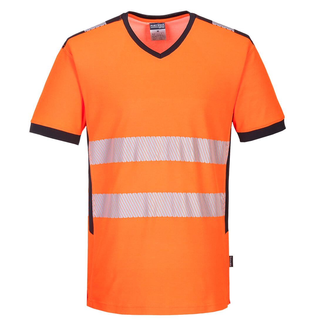 Portwest (PW310) PW3 Hi-Vis V-Neck Mesh Insert T-Shirt S/S