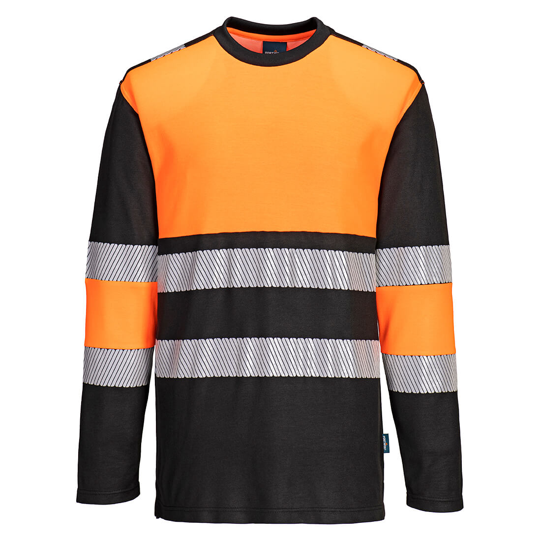 Portwest (PW312) PW3 Hi-Vis Cotton Comfort Class 1 T-Shirt L/S