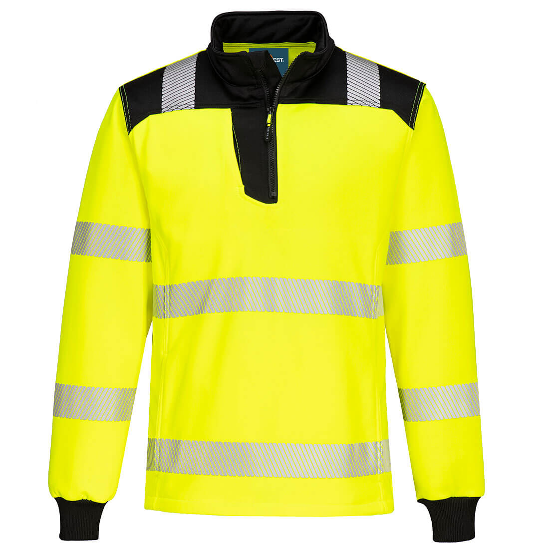 Portwest (PW326) PW3 Hi-Vis 1/4 Zip Sweatshirt