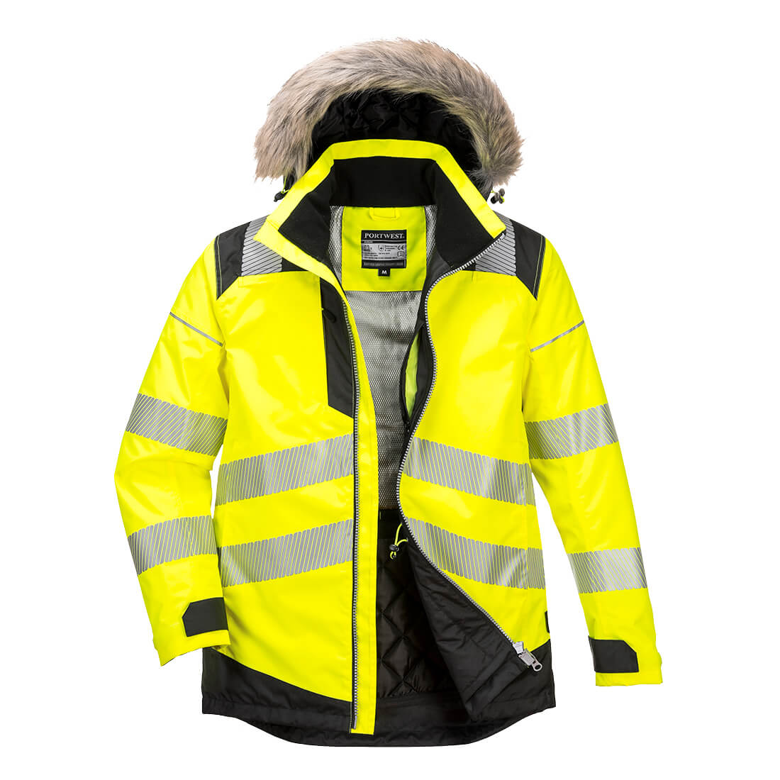 Portwest (PW369) PW3 Hi-Vis Winter Parka Jacket