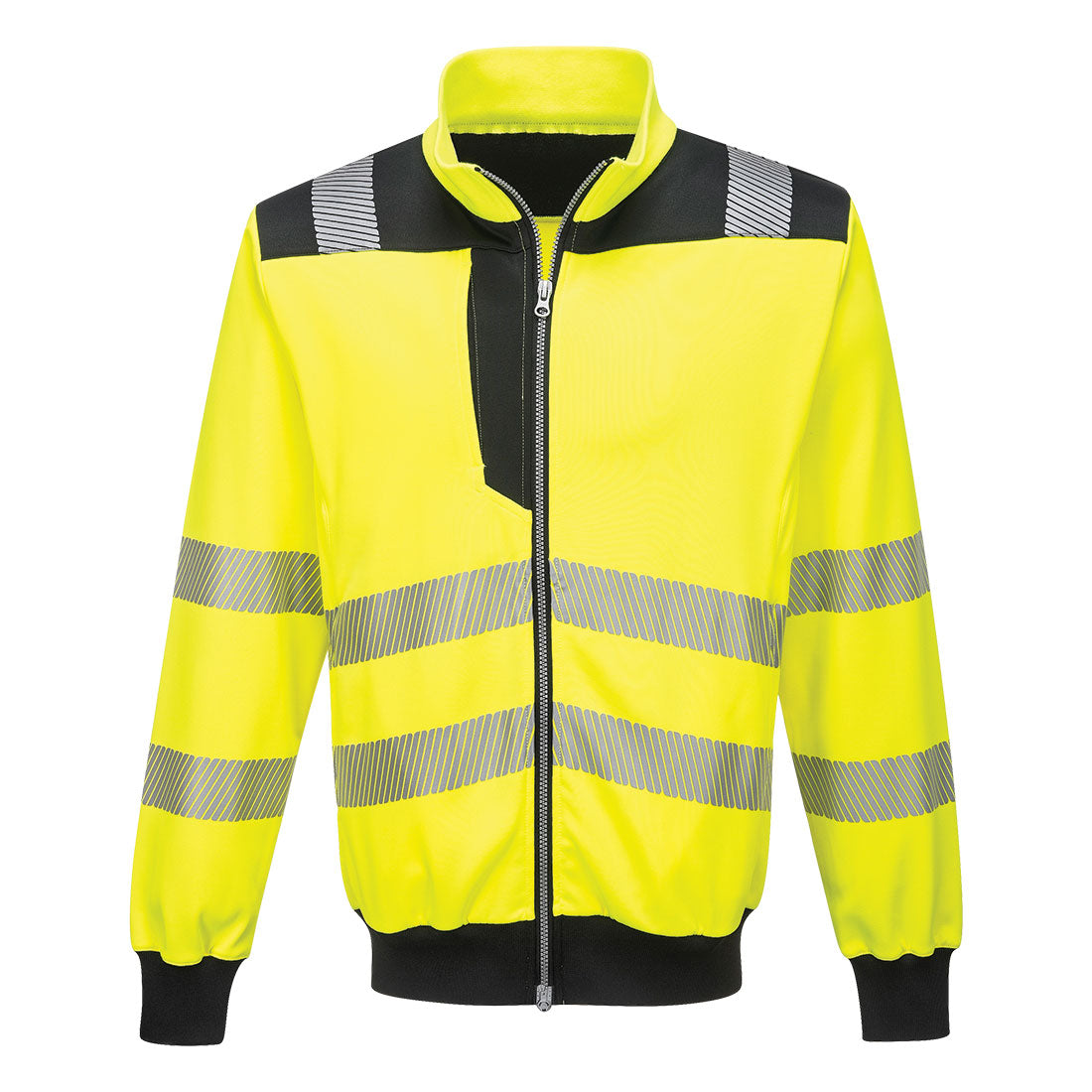 Portwest (PW370) PW3 Hi-Vis Zip Sweatshirt