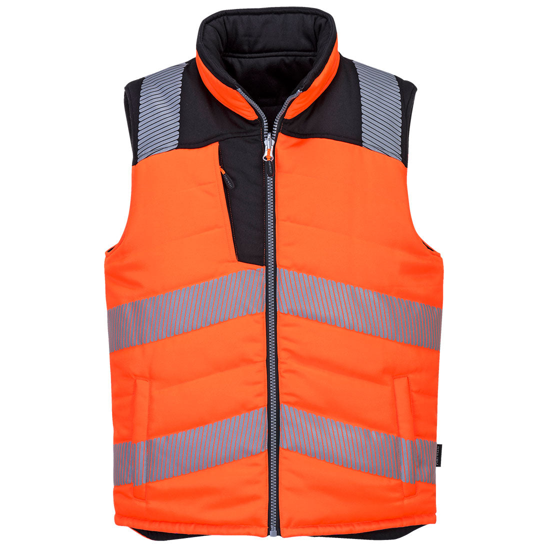 Portwest (PW374) PW3 Hi-Vis Reversible Bodywarmer